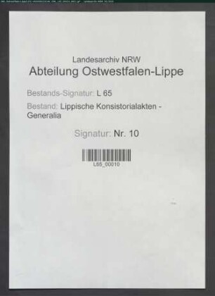 Verbesserungsvorschläge zur Kirchenordnung