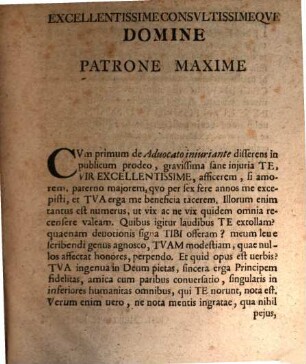 Diss. iur. de advocato iniuriante