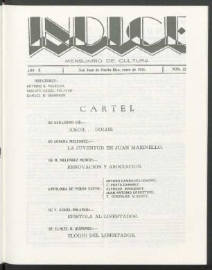 Año II, : núm. 22, enero de 1931