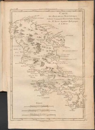 Carte De L'Isle De La Martinique : Colonie Françoise dans les Isles Antilles