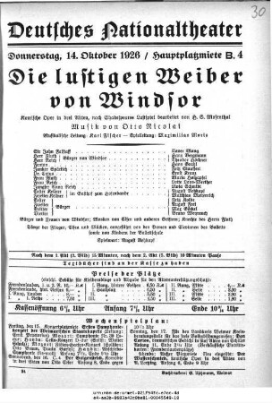 Die lustigen Weiber von Windsor