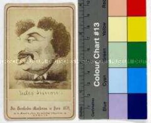 Karikatur auf den Unterrichtsminister Jules Simon des sog. Barrikadenministeriums in Paris