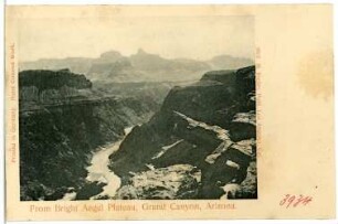 Grand Canyon National Park, Arizona. View from Bright Angel Plateau.