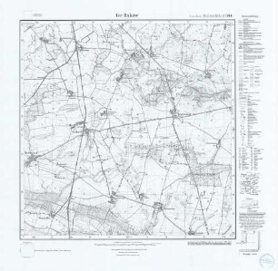 1944 Gr. Rakow, Meßtischblatt (4cm - Karte)