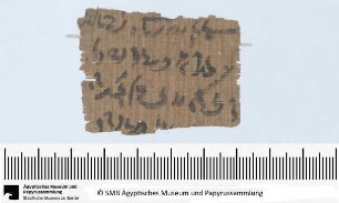 Demotischer Papyrus, Hochformatbrief (Korrespondenz des Sirthotes, Sohn des Harnuphis)
