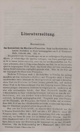 Literaturzeitung.