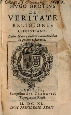 De veritate religionis christianae