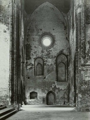 Kloster Chorin, Klosterkirche, Inneres, Blick in das südliche Querschiff