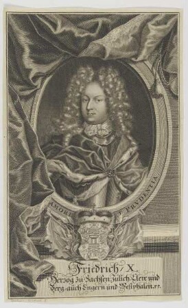 Bildnis des Friedrich X., Herzog zu Sachsen