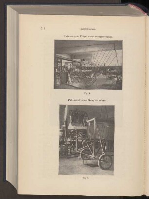 Fahrgestell einer Rumpler Taube.