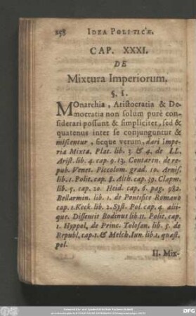 Cap. XXXI. De Mixtura Imperiorum.