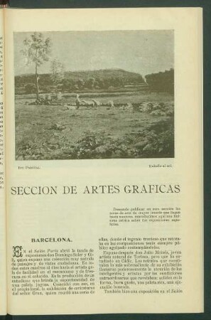 Sección de Artes gráficas