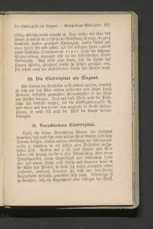 11. Verschiedene Elektrizität