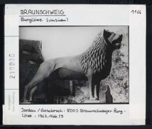 Braunschweig: Burglöwe, 1166
