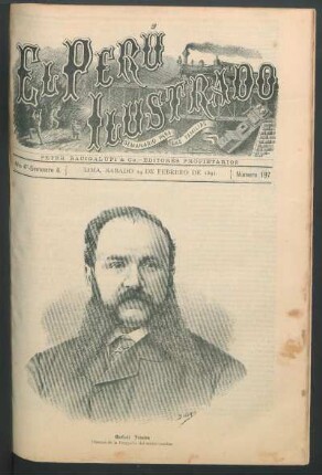 [Retrato de] Rafael Tomba : Director de la Compañía del mismo nombre
