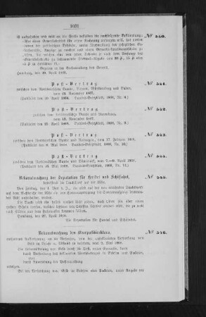Post-Vertrag zwischen dem Norddeutschen Bunde und Norwegen, vom 17. Februar 1868.