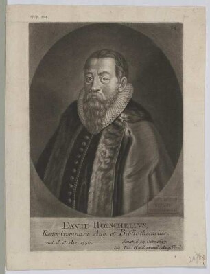 Bildnis des David Hoeschelivs