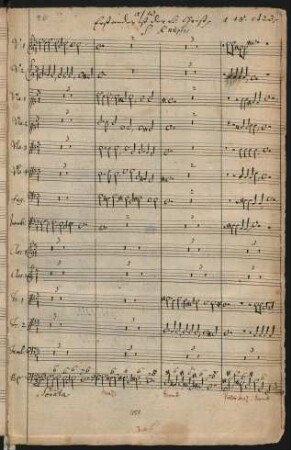 Erstanden ist der heilige Christ; V (5), orch, bc; C-Dur