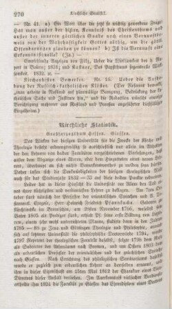 270-272 Kirchliche Statistik