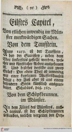 Eilftes Capitel