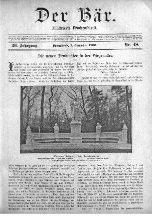 Sonnabend, 1. Dezember 1900 Nr, 48