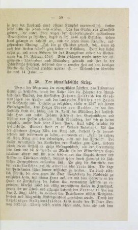 §. 38. Der schmalkaldische Krieg