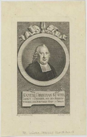 Bildnis des Samuel Christian Küster