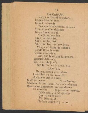La cabaña.