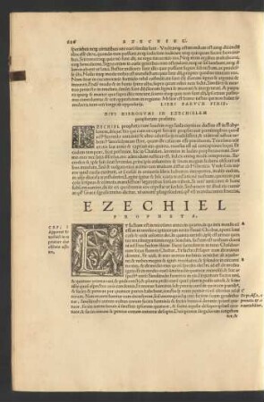 Ezechiel Propheta.