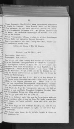 Sitzung vom 21. März 1882.