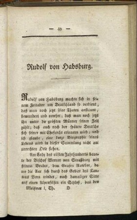 Rudolf von Habsburg.
