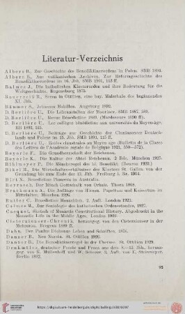 Literatur-Verzeichnis