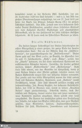 Die alte Rüstkammer
