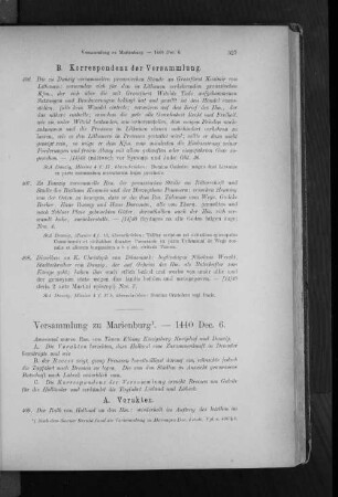Versammlung zu Marienburg. - 1440 Dec. 6.
