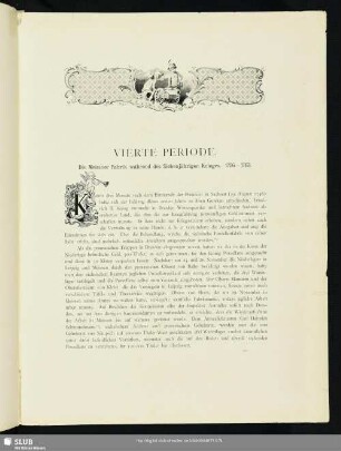 Vierte Periode. Die Meissner Fabrik während des Siebenjährigen Krieges : 1756-1763