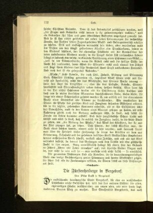 Die Fürstenherberge in Bergedorf.