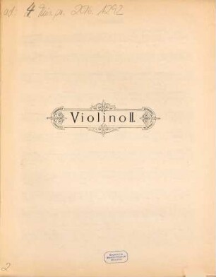 Six Duos faciles et progessifs pour deux Violons : op. 14, Cahier 1