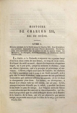 Histoire de Charles XII.