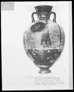 Panathenäische Preisamphore — Athena