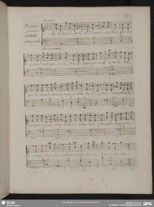 1.re Cantate: Protée
