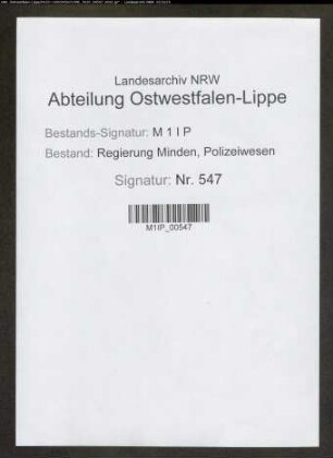 Überwachung von Anarchisten und Kommunisten, Besonderes, Band 11