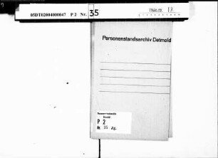 Zivilstandsregister der Juden der Gemeinde Bosseborn, Kreis Höxter (GAHT 1812). (Gemeinde: Bosseborn)