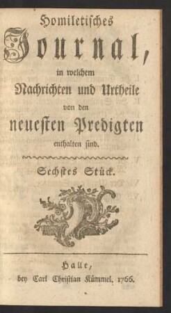 Sechstes Stück
