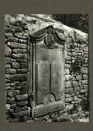 alter Friedhof, Grabstein, 18. Jh.