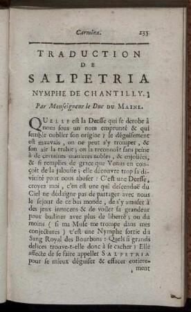 Traduction de Salpetria [...].