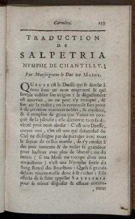 Traduction de Salpetria [...].