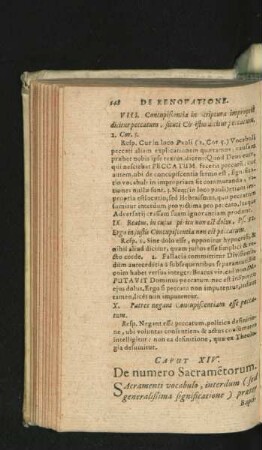 Caput XIV. De numero Sacramentorum.