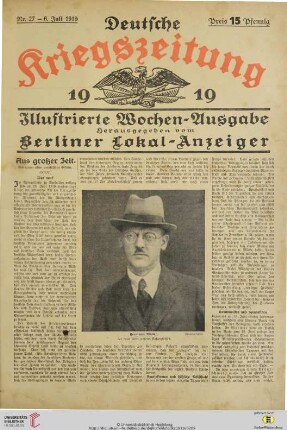 Hefte 27-29, Juli 1919
