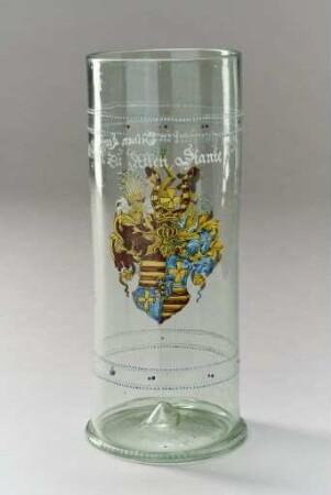 Humpen mit den Wappen von Anhalt und Oldenburg