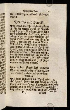 73-89, Vortrag und Beweiß
